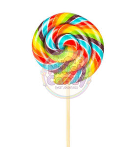 küçük yuvarlak lolipop